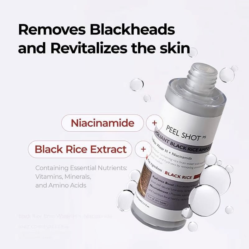 Peel Shot Glow Rice Ampoule Duo – Brightening & Moisturizing Serum