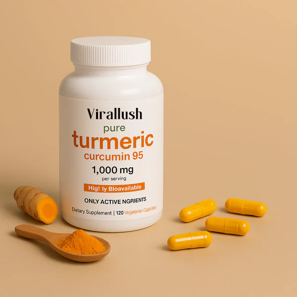 Turmeric Curcumin with Black Pepper & MCT Oil – 120 Capsules