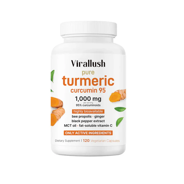 Turmeric Curcumin with Black Pepper & MCT Oil – 120 Capsules