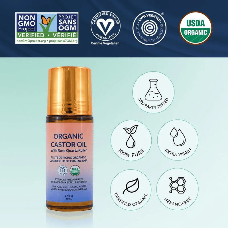 ViralLush™ Organic Castor Oil Roll-On
