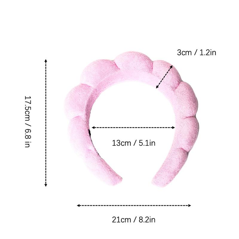 ViralLush Headband for Women - Ultra-Comfy & No-Slip Hairband in Pink with Soft Stretch Fabric for Comfortable Wear