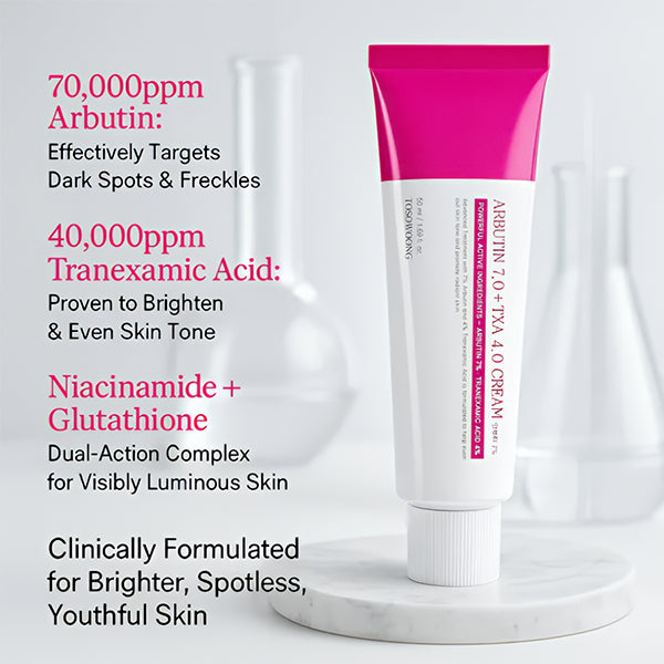 ViralLush™ Revive Cream: Arbutin 7% + Traneaxamic Acid 4%