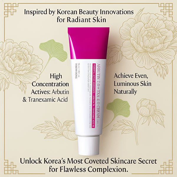 ViralLush™ Revive Cream: Arbutin 7% + Traneaxamic Acid 4%