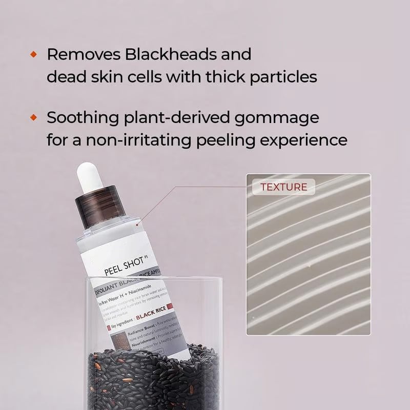 Peel Shot Glow Rice Ampoule Duo – Brightening & Moisturizing Serum