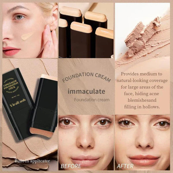 💥Dual-Ended Eraser Foundation Stick: Conceal & Highlight