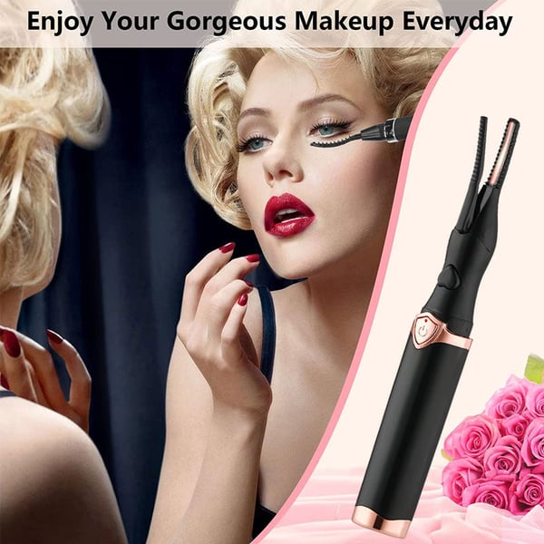 Rechargeable Heated Eyelash Curler for Quick Heating Curling