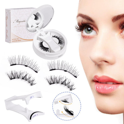 💖Soft Magnetic Eyelashes All-in-One Box, Reusable