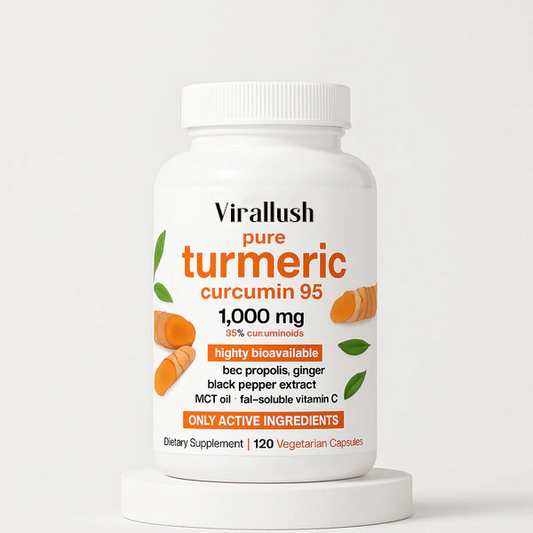 Turmeric Curcumin with Black Pepper & MCT Oil – 120 Capsules