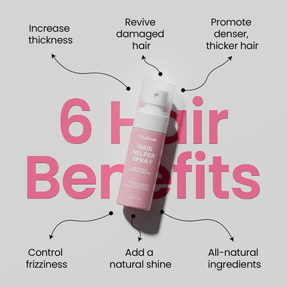 Hair Helper Spray by Virallush || Dermatologist Recommended