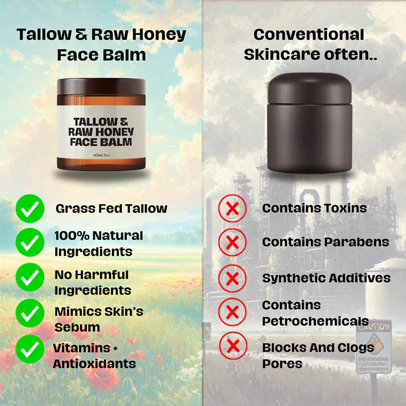 Tallow & Raw Honey Face Balm