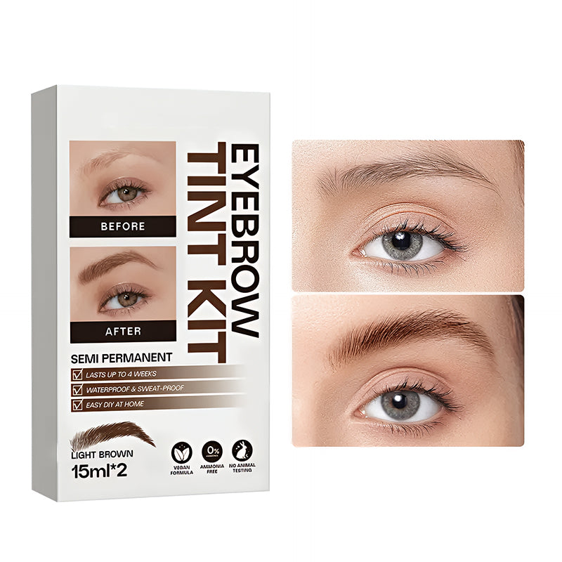 Long-Lasting Waterproof Eyebrow Tint Kit