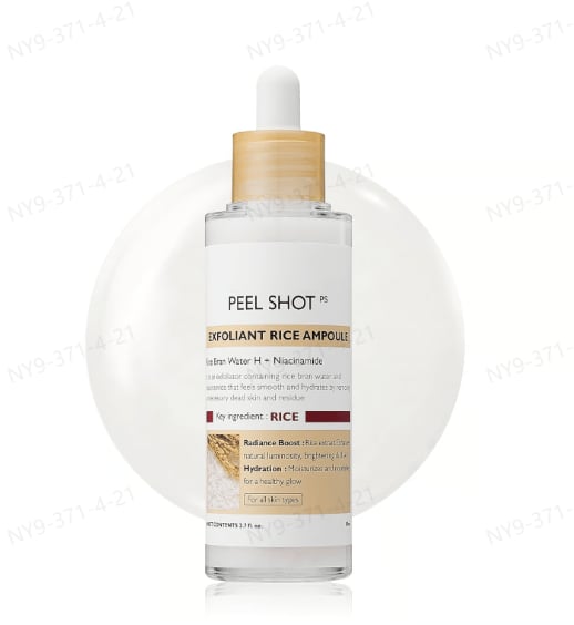 Peel Shot Glow Rice Ampoule Duo – Brightening & Moisturizing Serum