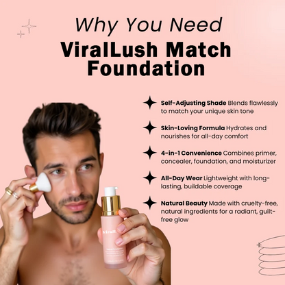 ViralLush Match Foundation 4 in 1