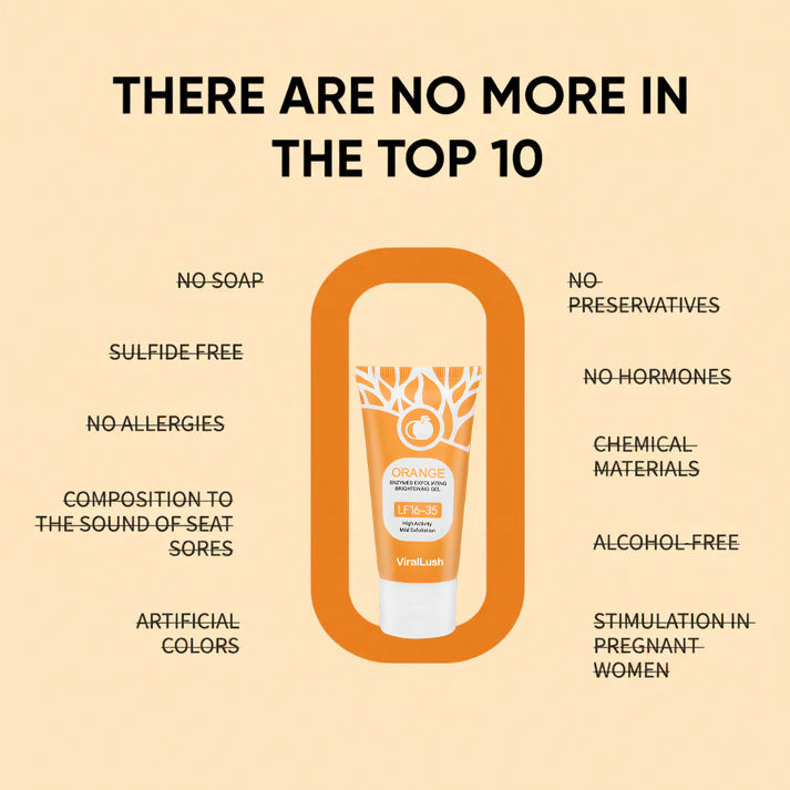 ViralLush Orange Enzyme Exfoliating Gel