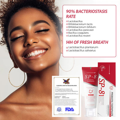 SP-8 Hydroxyapatite & Probiotic Prorepair Toothpaste, Healthy White