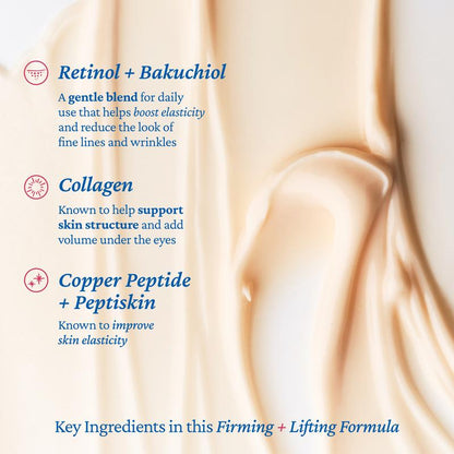 Aqua Bomb Lifting Eye Gel — Retinol, Collagen & Peptides for Firming & Brightening