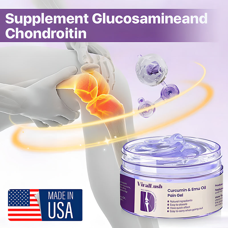 Curcumin & Emu Oil Pain Gel – Backed by US Osteopathic Experts