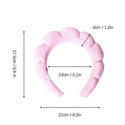 ViralLush Headband for Women - Ultra-Comfy & No-Slip Hairband in Pink with Soft Stretch Fabric for Comfortable Wear