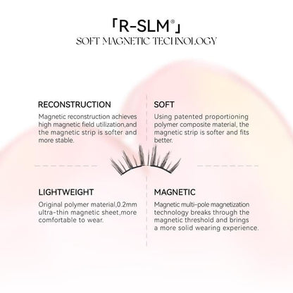 💖Soft Magnetic Eyelashes All-in-One Box, Reusable
