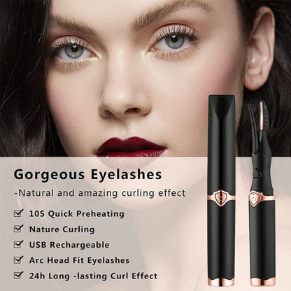 Rechargeable Heated Eyelash Curler for Quick Heating Curling