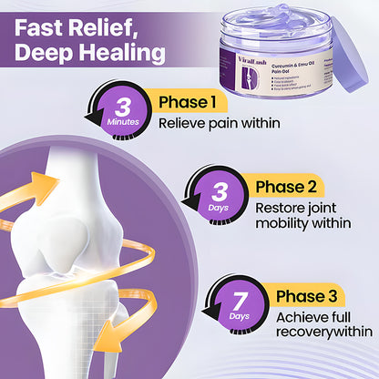 Curcumin & Emu Oil Pain Gel – Backed by US Osteopathic Experts