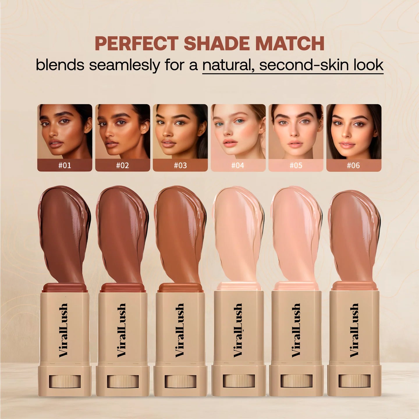 ViralLush Serum Boosted Skin Tint Balm