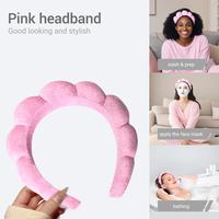 ViralLush Headband for Women - Ultra-Comfy & No-Slip Hairband in Pink with Soft Stretch Fabric for Comfortable Wear