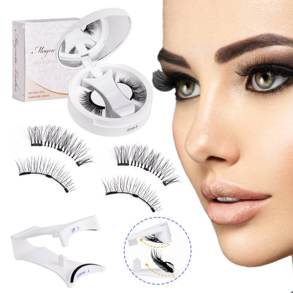 💖Soft Magnetic Eyelashes All-in-One Box, Reusable