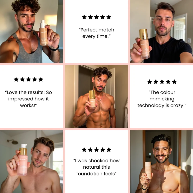 ViralLush Match Foundation 4 in 1