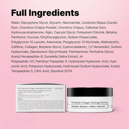 ViralLush™  Peptide Collagen Hydrogel Eye Patch