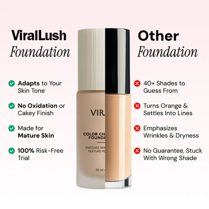 ViralLush - Color Changing Foundation-Get Free Brush