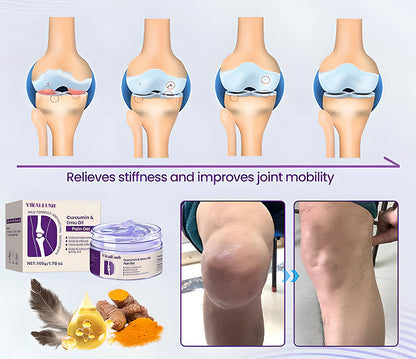 Curcumin & Emu Oil Pain Gel – Backed by US Osteopathic Experts