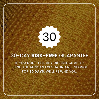 100% Authentic African Exfoliating Net Sponge