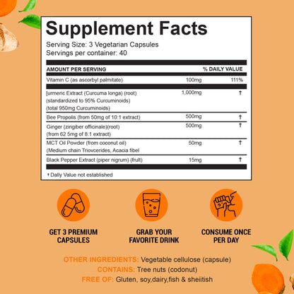 ViralLush Turmeric Curcumin