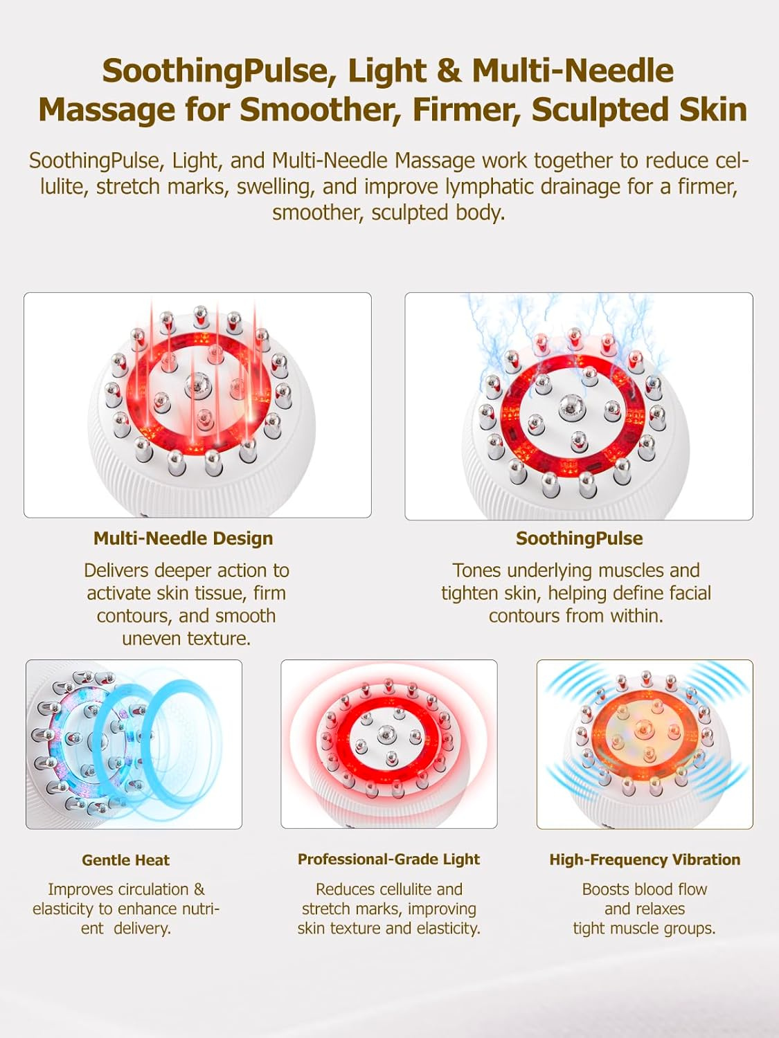 ViralLush™ Heated Lymphatic Drainage Massager