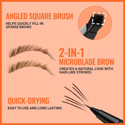 🌟 Achieve Perfect Brows— 4D Brow Pen