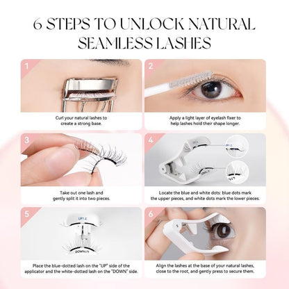 💖Soft Magnetic Eyelashes All-in-One Box, Reusable
