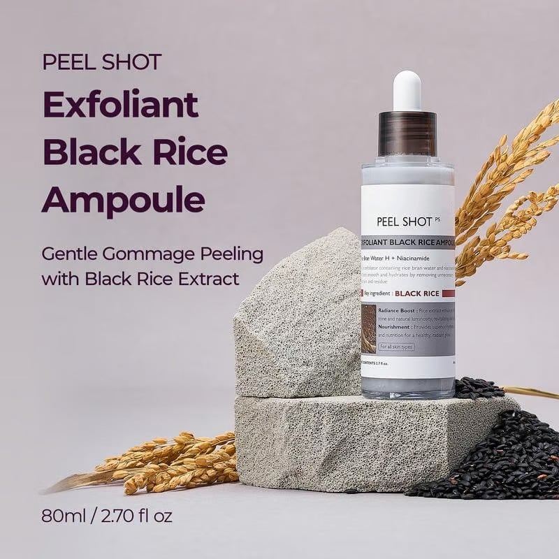 Peel Shot Glow Rice Ampoule Duo – Brightening & Moisturizing Serum