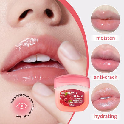 8Pcs Fruit Flavored Lip Care Set 🍓