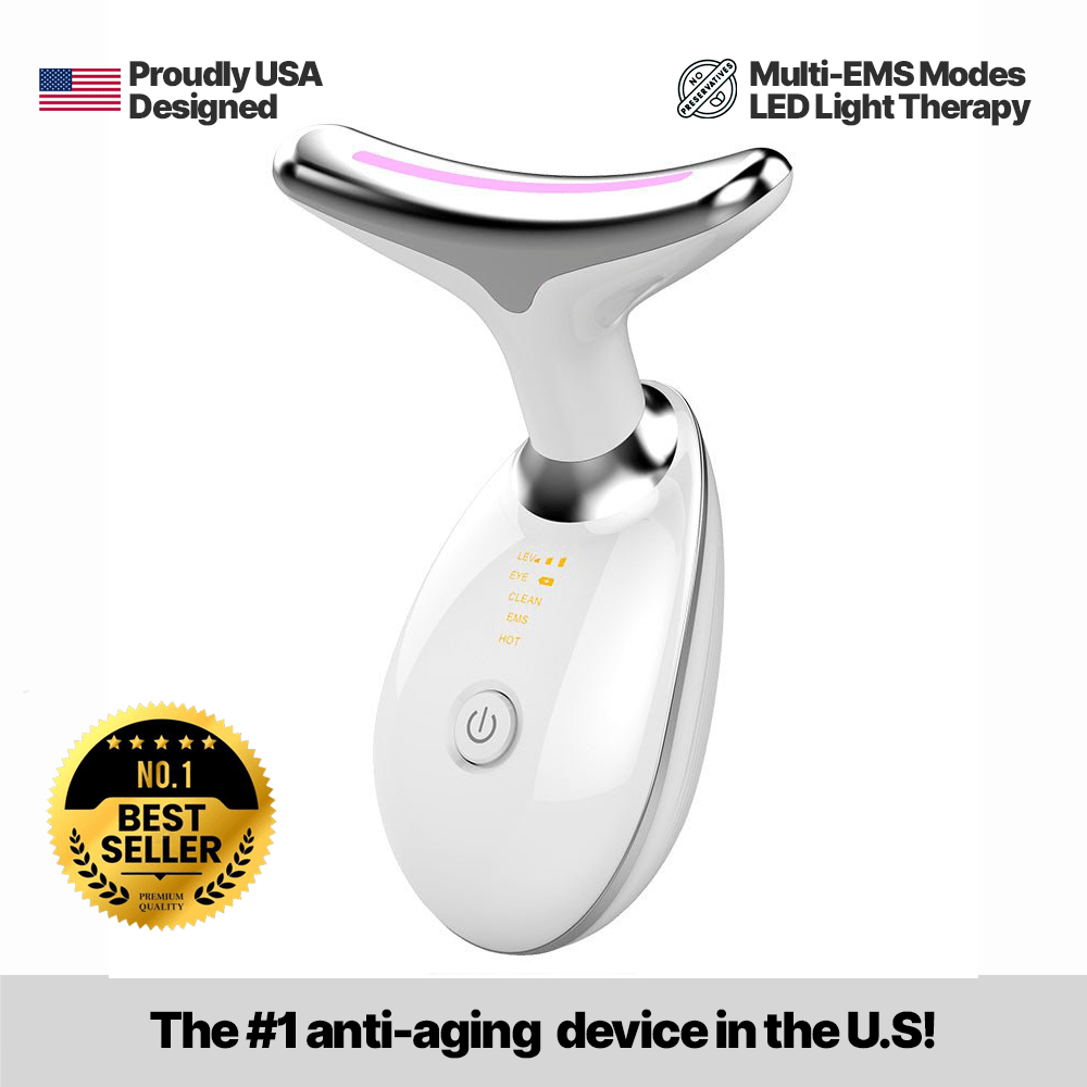 ViralLush™ 3-in-1 LED EMS THERAPY FACE NECK LIFT TIGHTEN MASSAGER