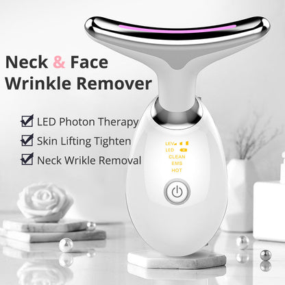 ViralLush™ 3-in-1 LED EMS THERAPY FACE NECK LIFT TIGHTEN MASSAGER